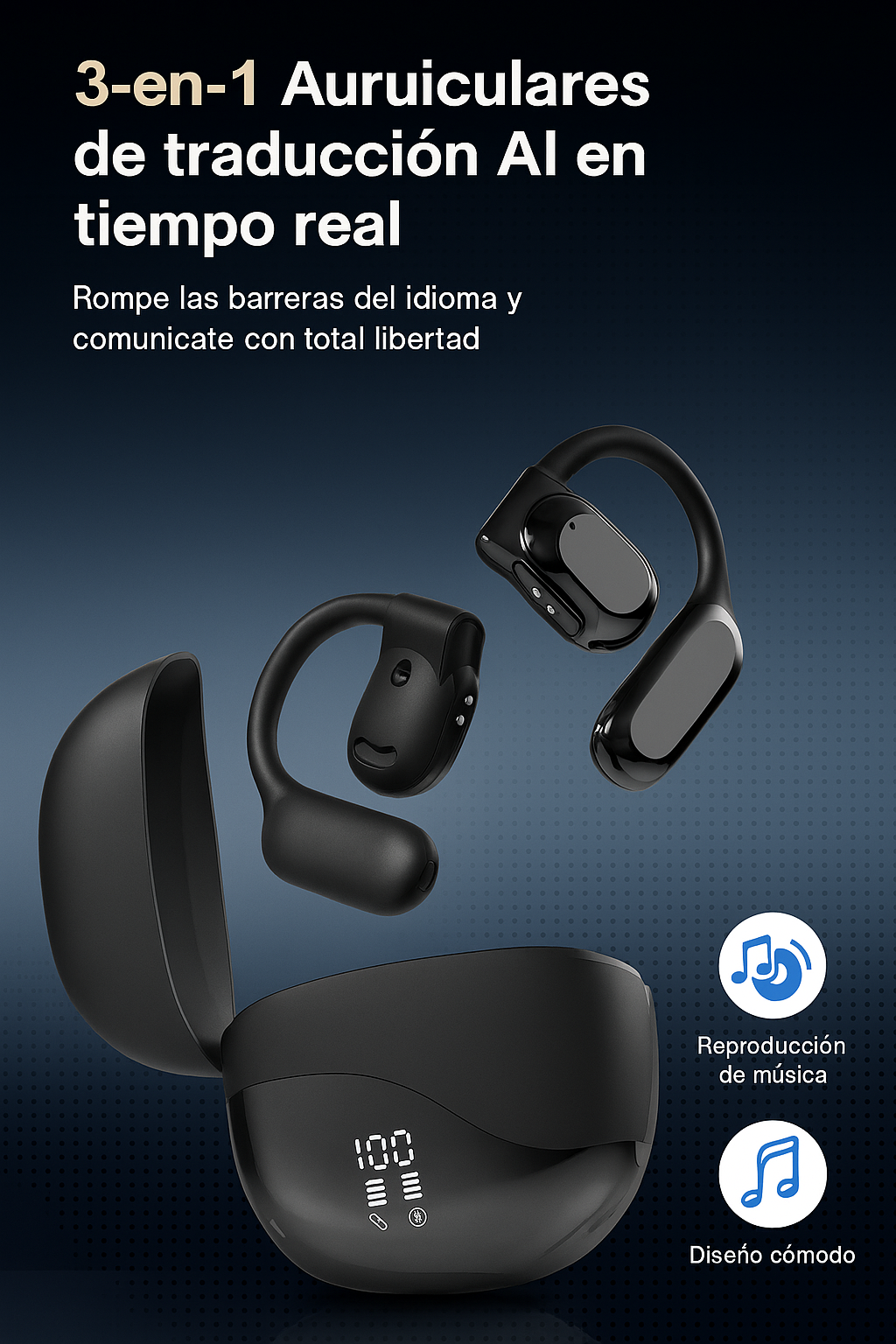 🎧 Auriculares M62 / Traductor Inteligente