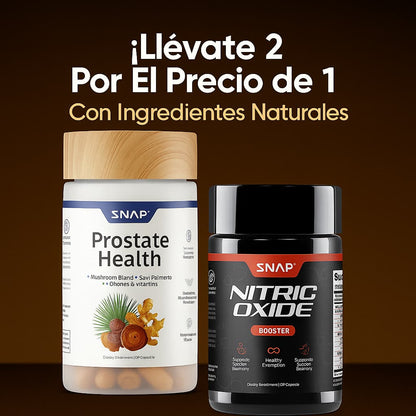 PROSTATE HEALTH + NITRIC OXIDE / REFUERZA TU MASCULINIDAD
