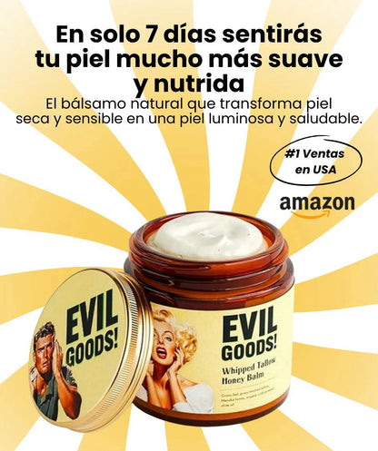 Evil Goods SEBO DE RES - Nutre tu piel con la fuerza ancestral + miel 100% natural